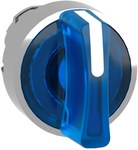 Interruptor de 3 posições azul estável LED metálico padrão
